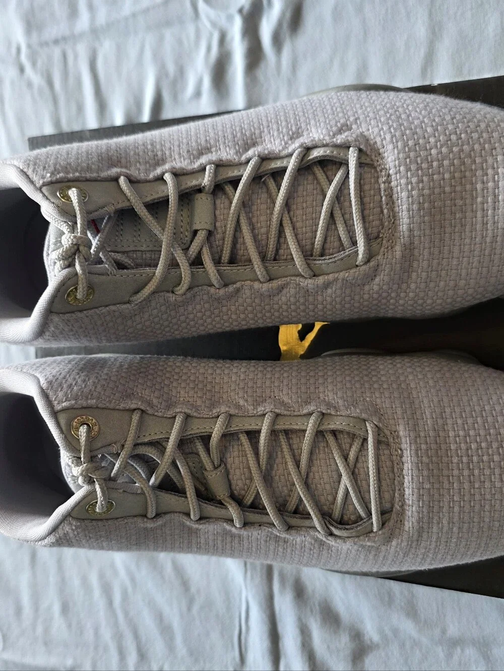 Light Gray Knit Athletic Sneakers